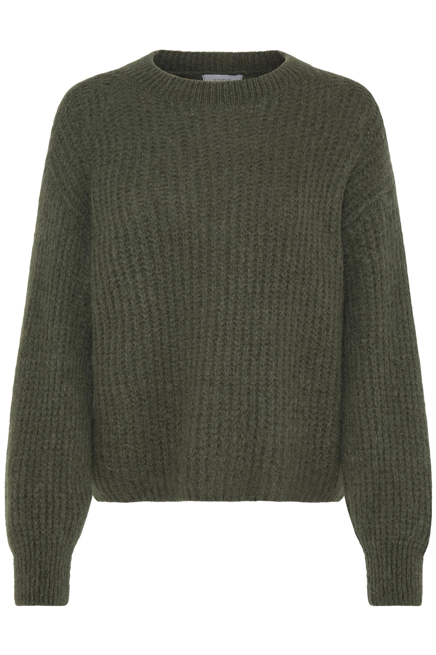 Sbgulvig Bellis Knit Blouse Dusty Olive