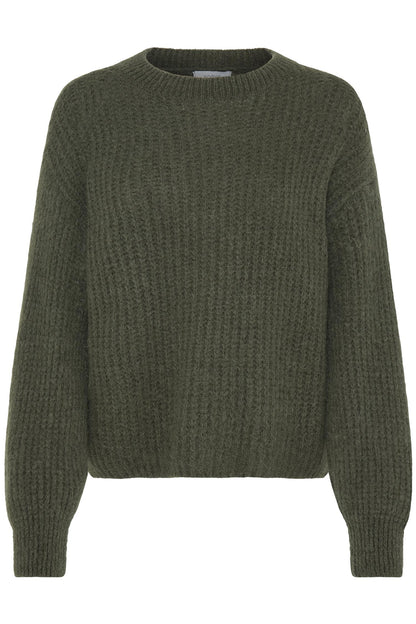 Sbgulvig Bellis Knit Blouse Dusty Olive