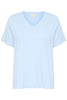 KAfrida V-neck T-Shirt Lyseblå
