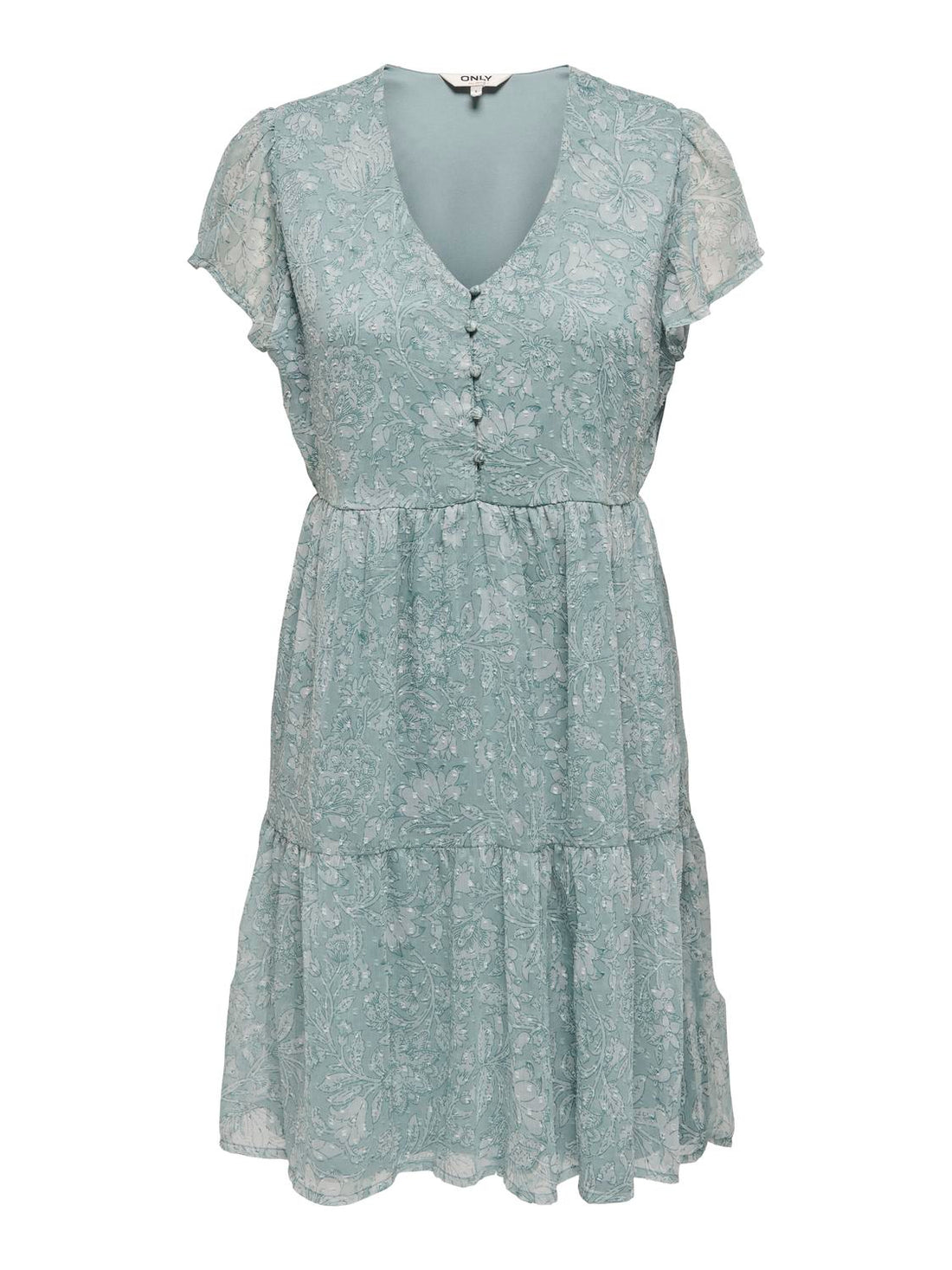 ONLAIDA ELISA LIFE DOBBY DRESS WVN Lysegrønn