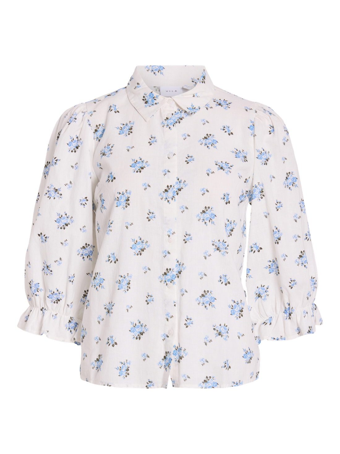 VIELLA MIA 3/4 SHIRT/LN Kentucky Blue