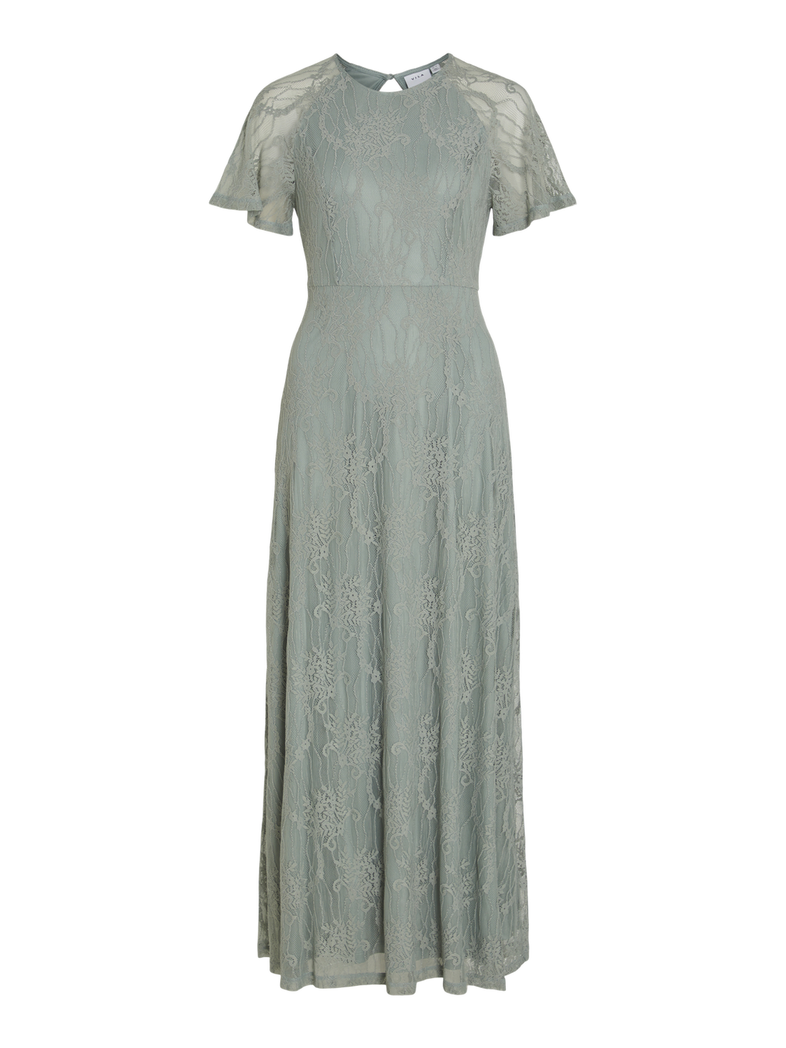 VIFEMMA S/S LACE DRESS - NOOS Grønn