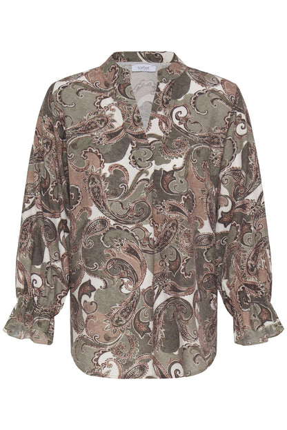 Sbgohar Blouse Dusty Olive