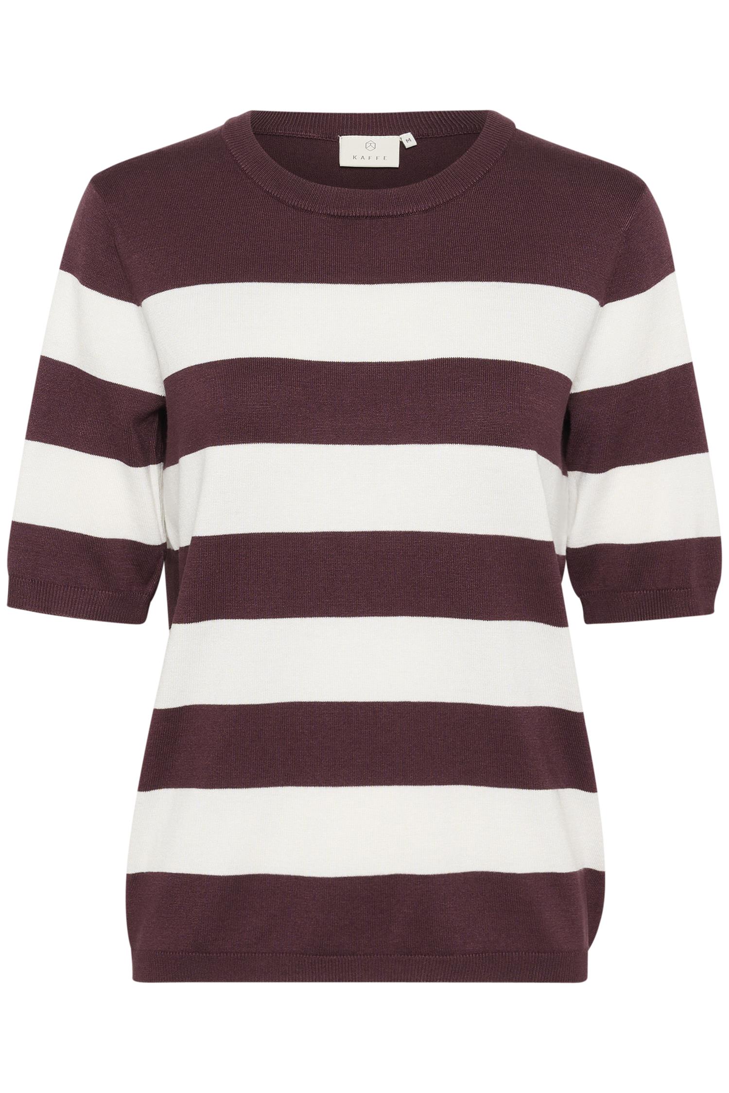 Kalizza Striped Knit Fudge / Chalk Wide Stripe