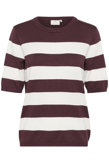 Kalizza Striped Knit Fudge / Chalk Wide Stripe