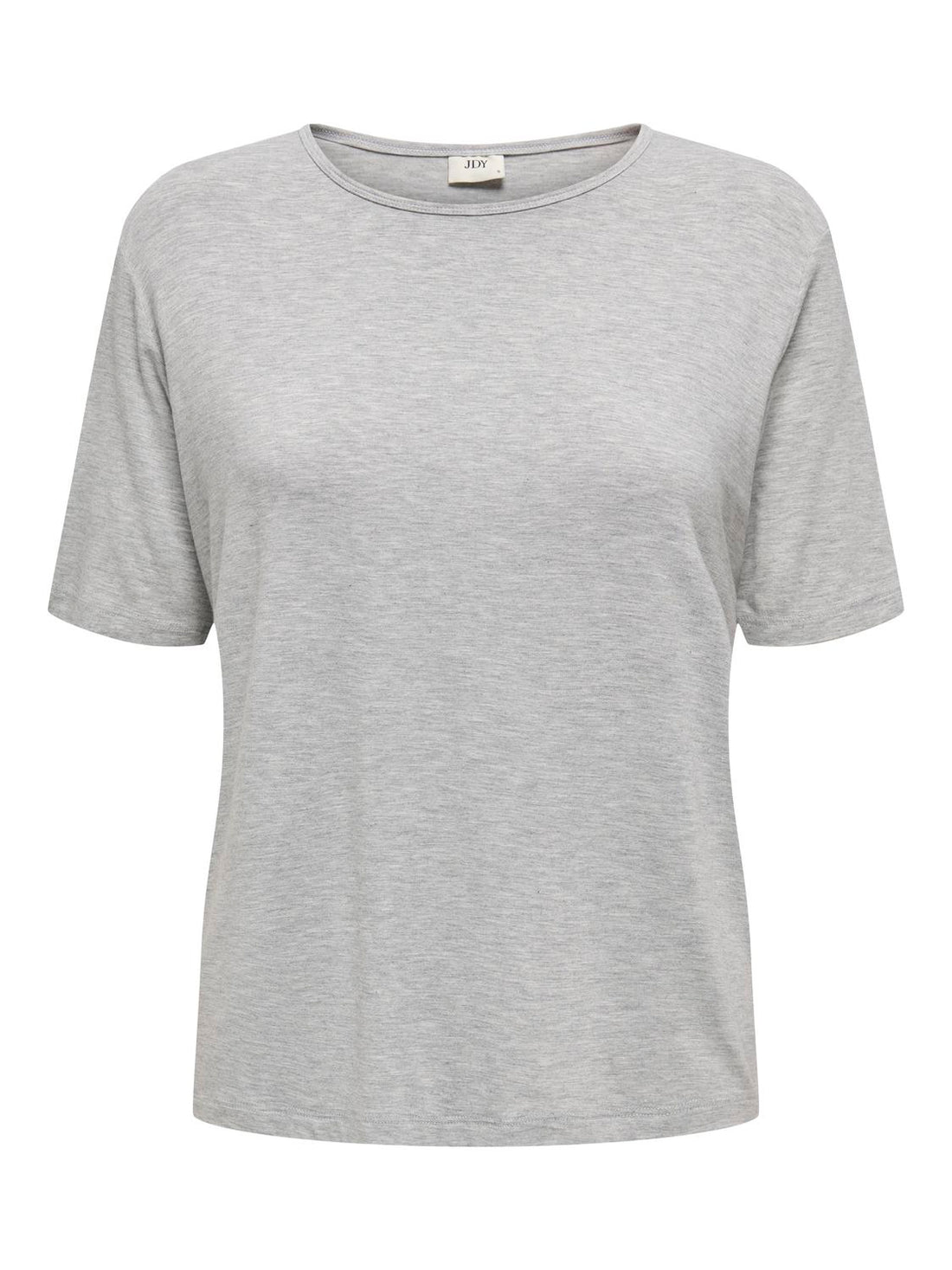 JDYMILA S/S O-NECK TOP JRS Lysegrå