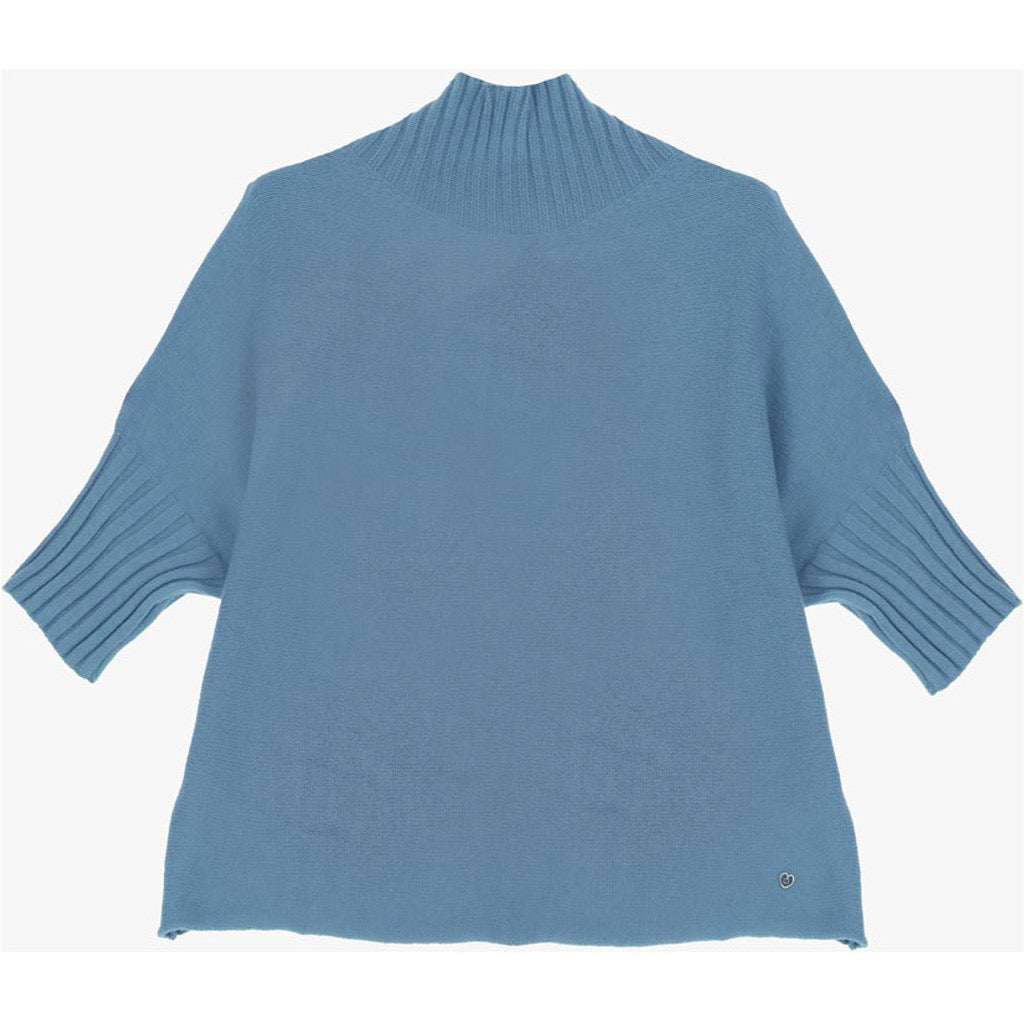 TURTLENECK SWEAT Jeansblå