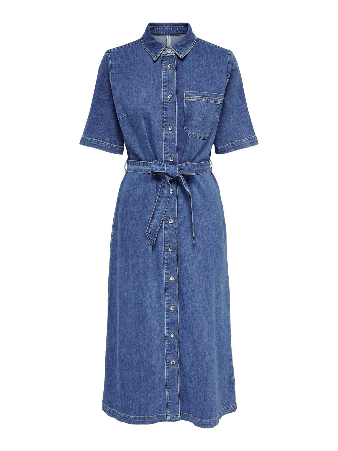 ONLLANA SS LONG DRESS DNM REA258 NOOS Mellomblå