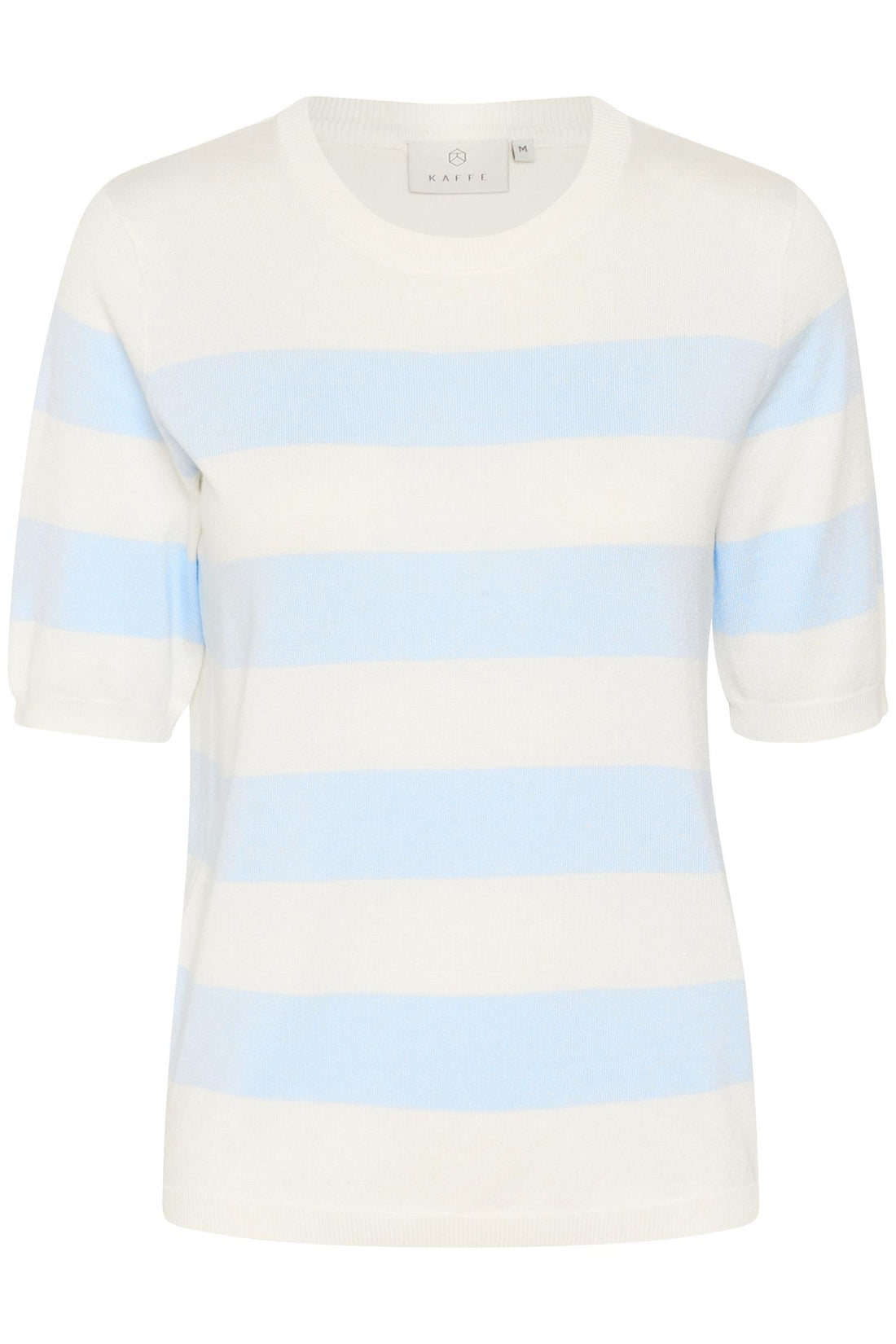KAlizza Striped Knit Chalk/Light Blue Wide Stripe