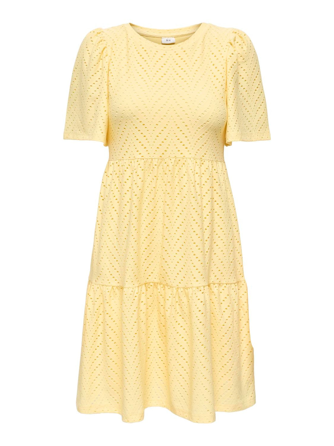 JDYCARLA CATHINKA S/S DRESS JRS NOOS Mellomgul