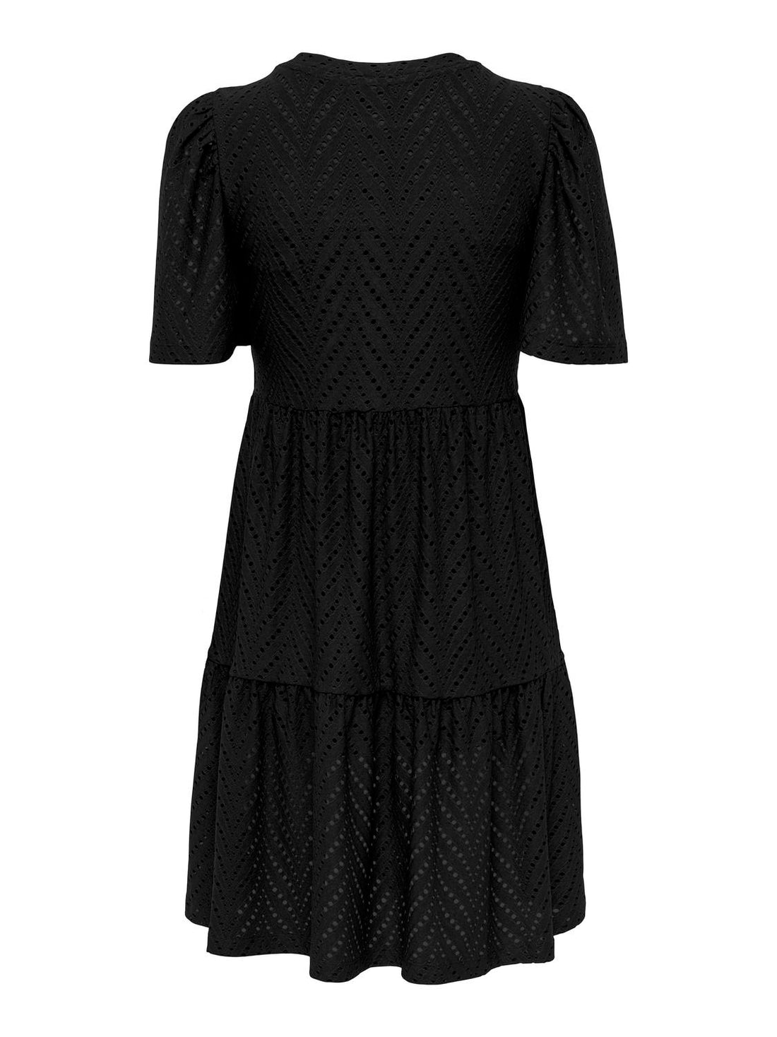 JDYCARLA CATHINKA S/S DRESS JRS NOOS Sort