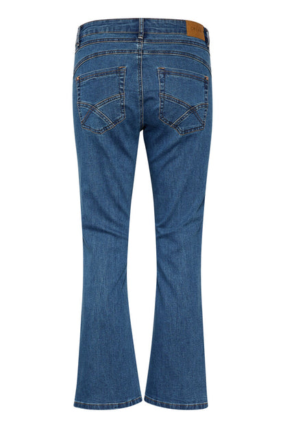 CRLone Jeans 7/8 bootcut- Coco Fit Jeansblå