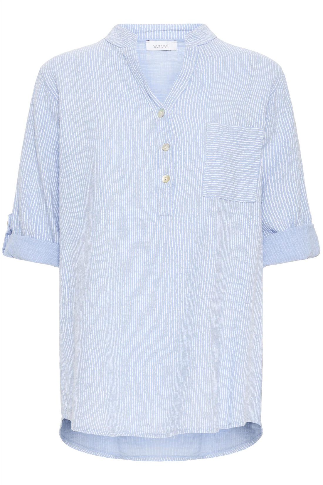 SBALEXA PS BLOUSE Blå