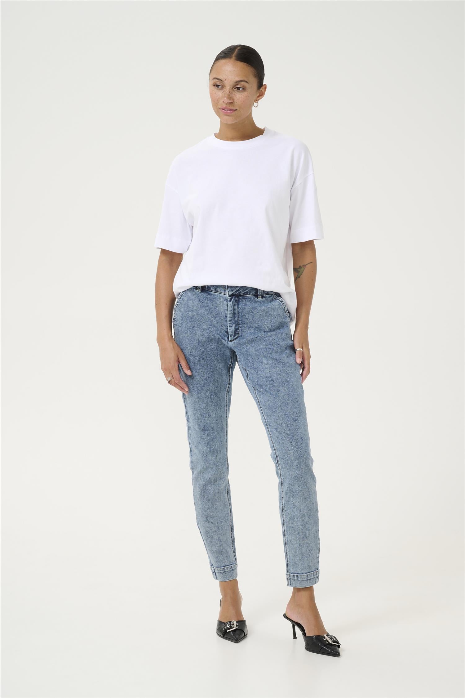 KAlea Jeans 7/8 Lyseblå