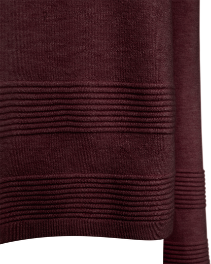 FQFLOW-PULLOVER Vinrød
