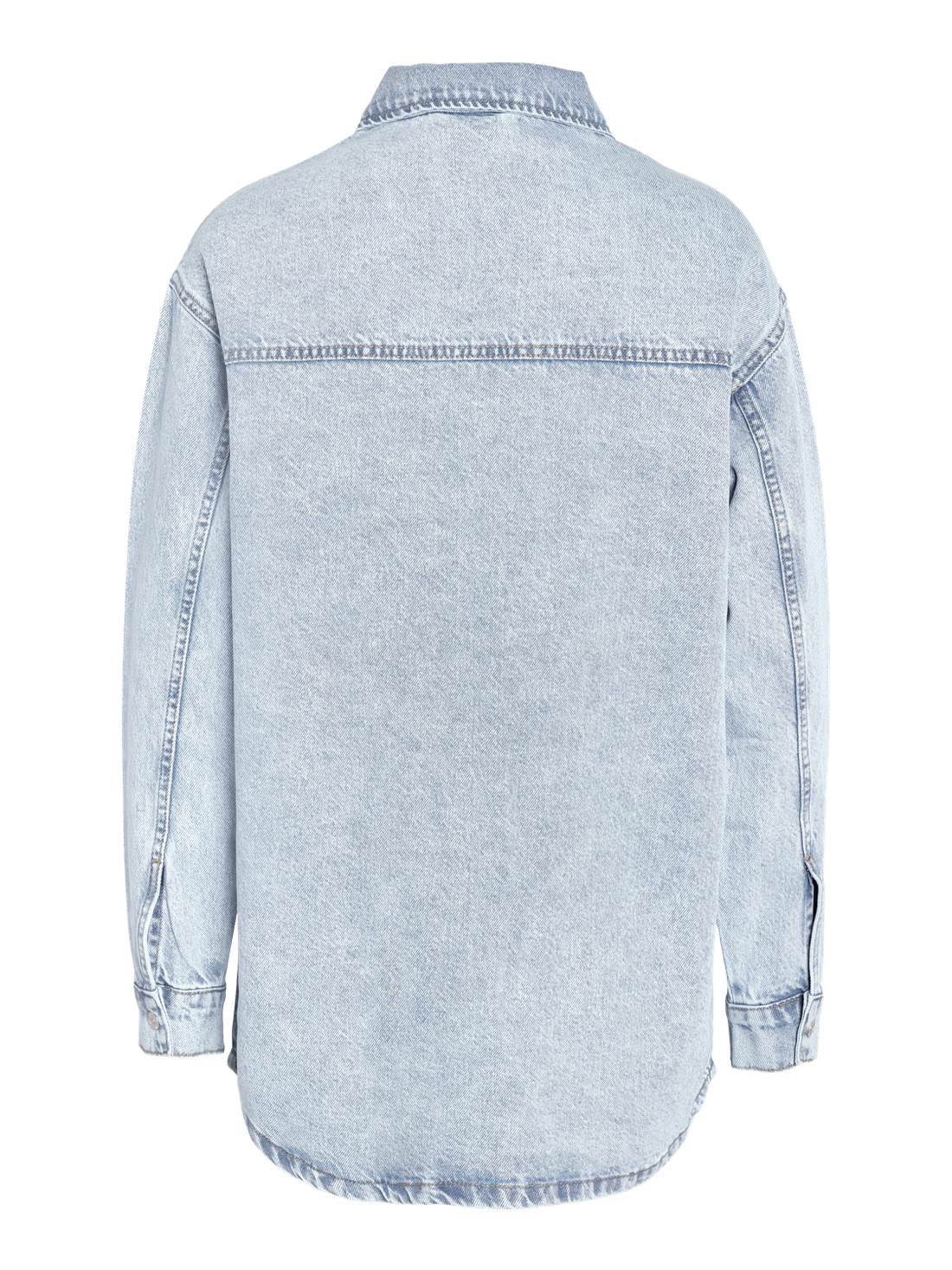 NMALVA L/S DENIM SHACKET AZ352LB NOOS Lyseblå