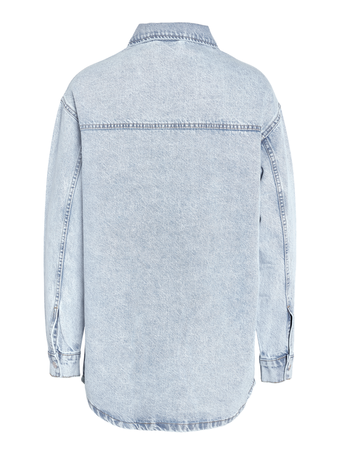 NMALVA L/S DENIM SHACKET AZ352LB NOOS Lyseblå