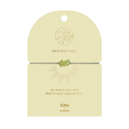 Protect You Peridot Bracelet