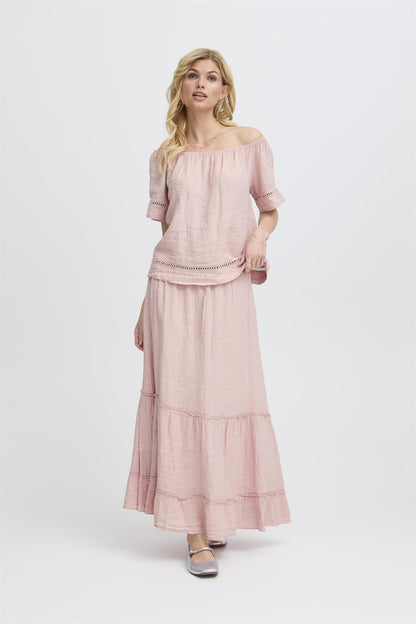 SBFONTANELLE SS BLOUSE Rose Smoke