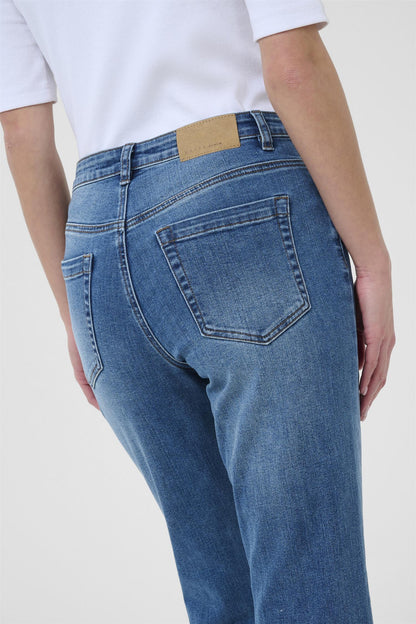 Kaforest Hw Slim Fit Jeans Medium Blue Denim