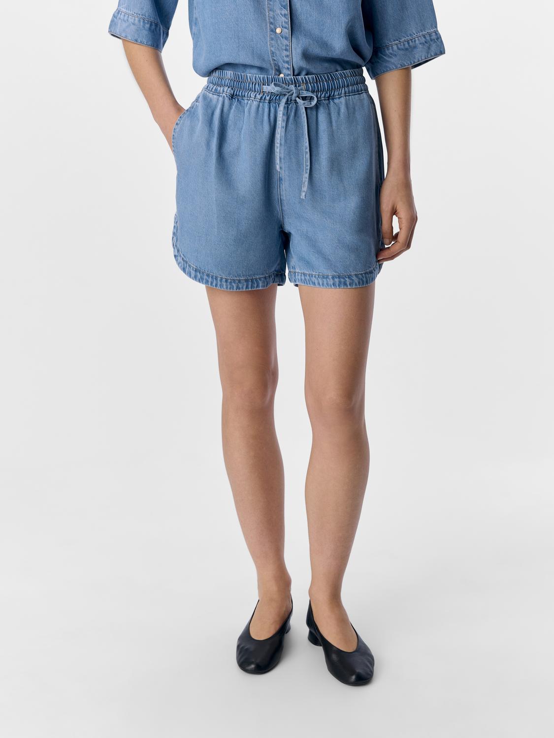 OBJFRAME RE MW SHORTS NOOS Lyseblå