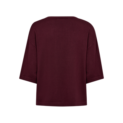FQCONNY-PULLOVER Vinrød