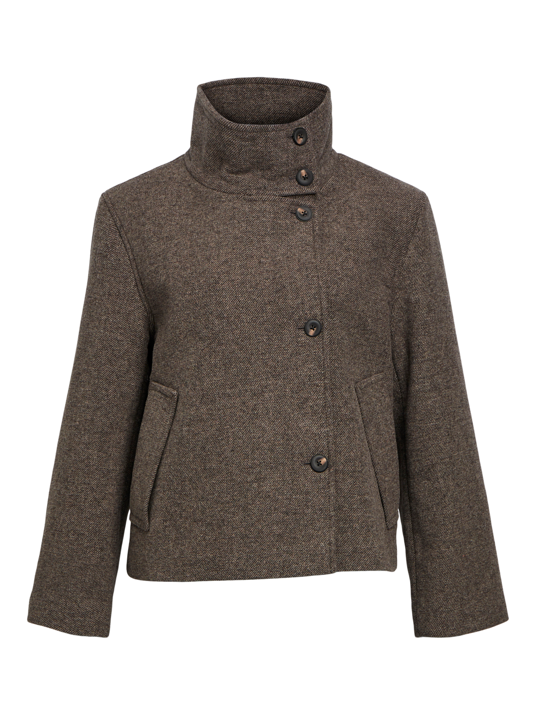 Objriki Re Short Jacket Noos Mellomgrå