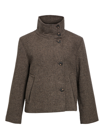 Objriki Re Short Jacket Noos Mellomgrå