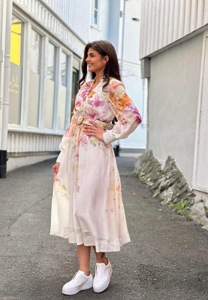 VERINA KJOLE LANG Gul