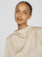 VILUTTO HIGH NECK TOP/R Cement