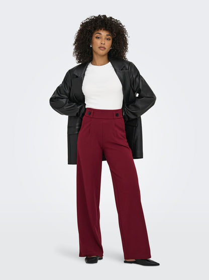 JDYGEGGO LIFE NEW LONG PANT JRS NOOS Mørkelilla