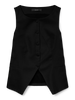 VMFLORENCE SL WAISTCOAT Sort