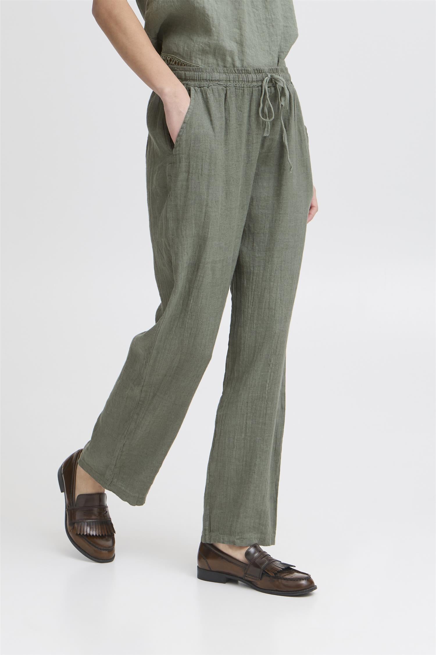 SBFONTANELLE PANT Dusty Olive