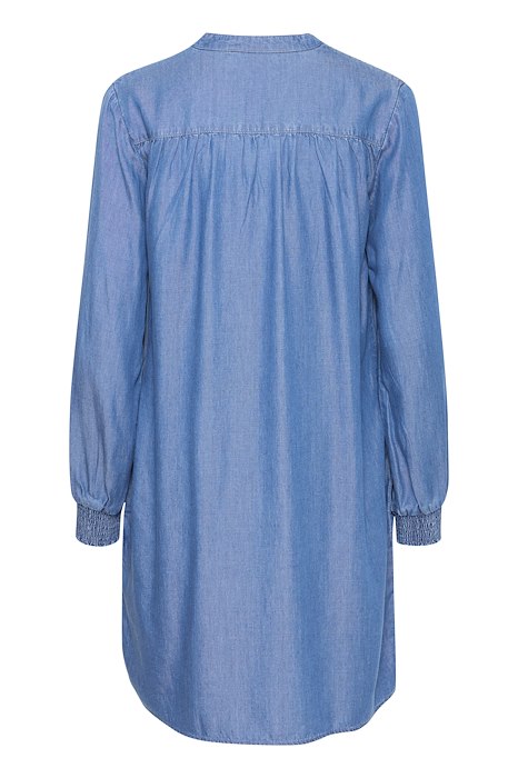 PZGAJA Short Dress Medium Blue Denim