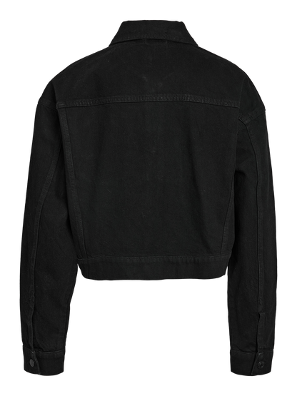 NMRONJA L/S CROP DNM JACKET VI514BL NOOS Sort