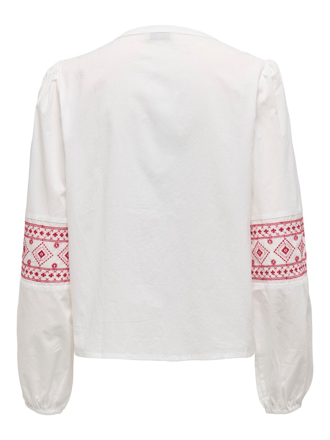 JDYLULU L/S EMBROIDERY SHIRT WVN Cloud Dancer