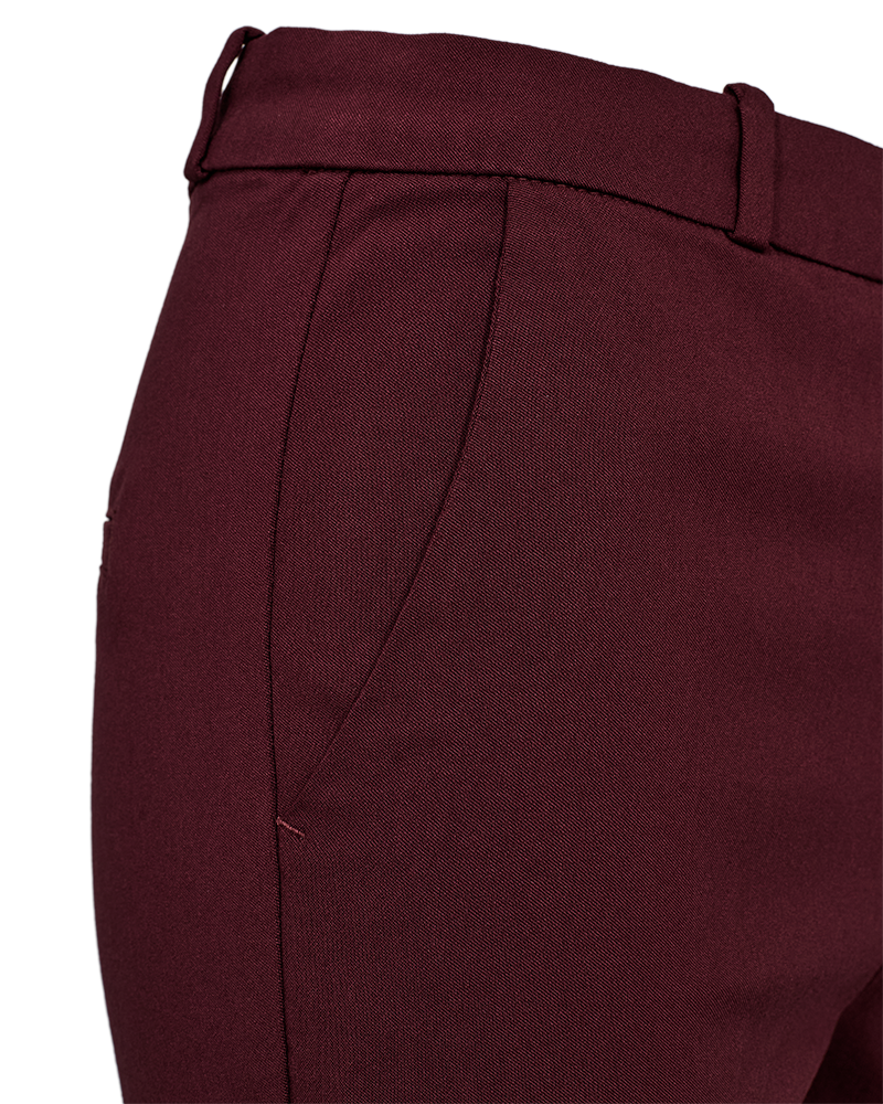 FQSolvej ankel pant Burgunder