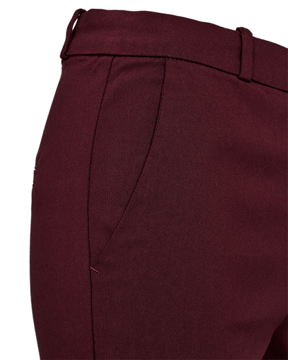 FQSolvej ankel pant Burgunder
