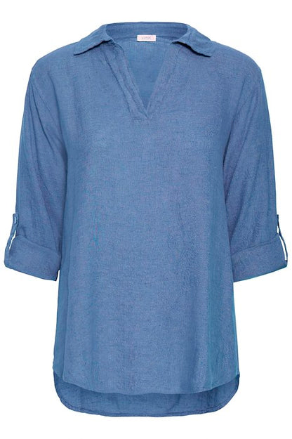 SBFONTANELLE BLOUSE True Navy