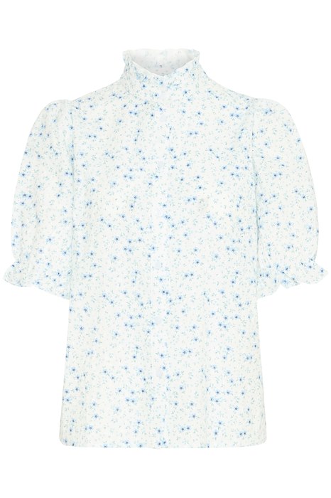PZWILLA Shirt Cloud Dancer Flower Printed