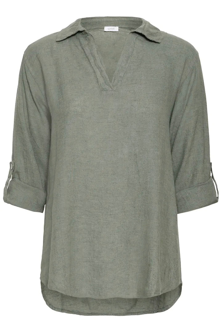 SBFONTANELLE BLOUSE Khaki