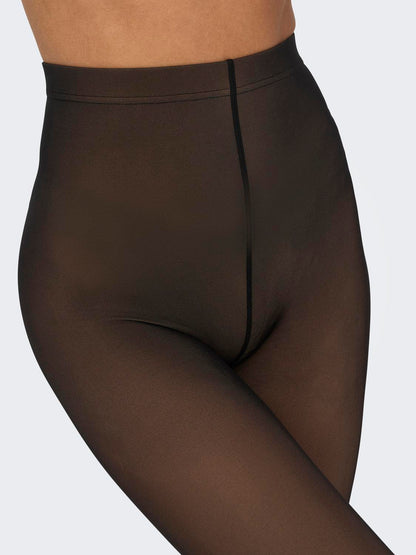 Onltenna 90den Double Layer Tights Sort