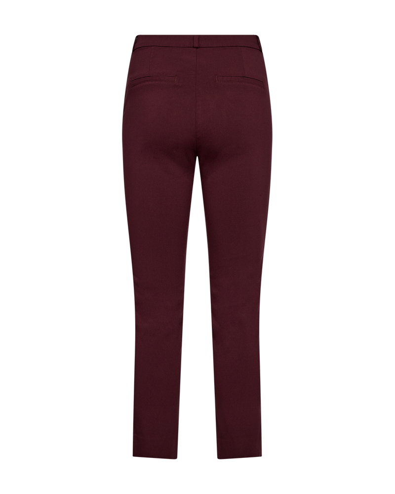 FQSolvej ankel pant Burgunder