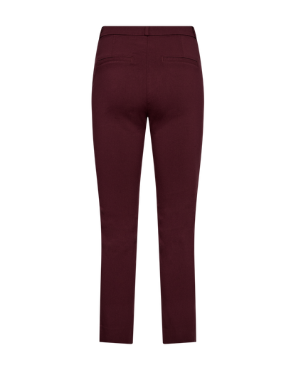 FQSolvej ankel pant Burgunder
