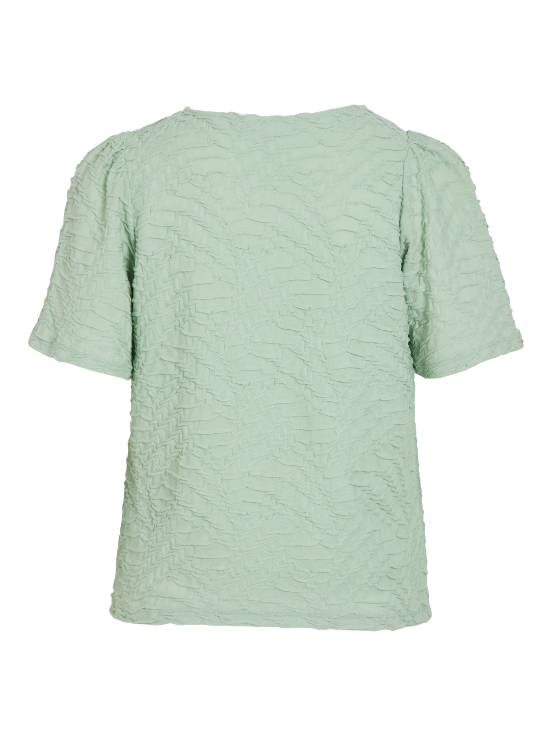 VIDENEA O-NECK 2/4 TOP Lysegrønn