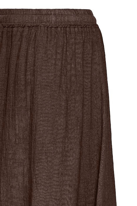 SBFONTANELLE linskjørt Chocolate Brown