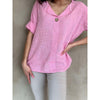 LINDA TOPP M/KNAPP Lys Rosa