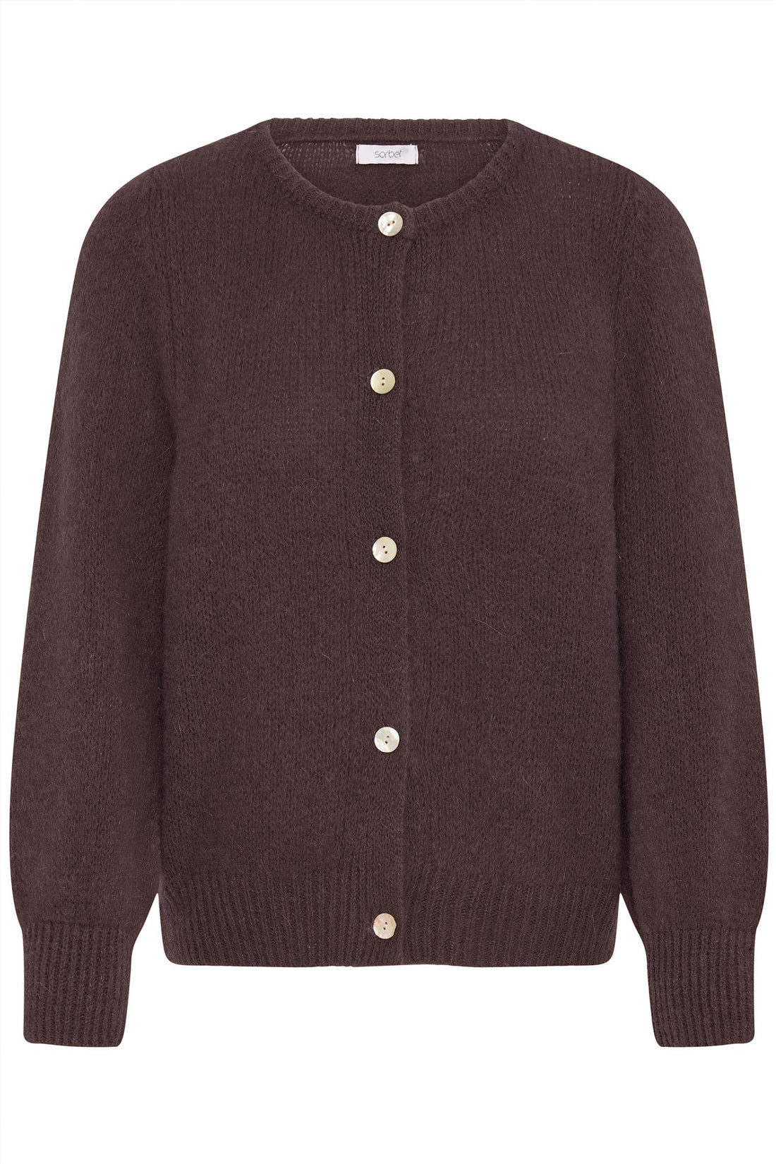 Sbgulvig Knit Cardigan Chocolate Torte