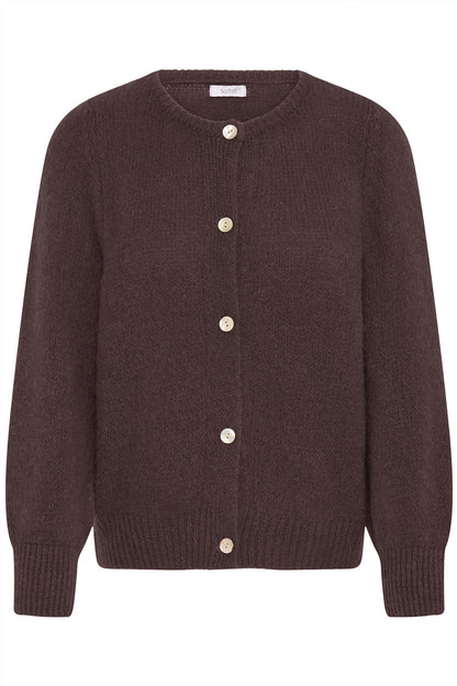 Sbgulvig Knit Cardigan Chocolate Torte