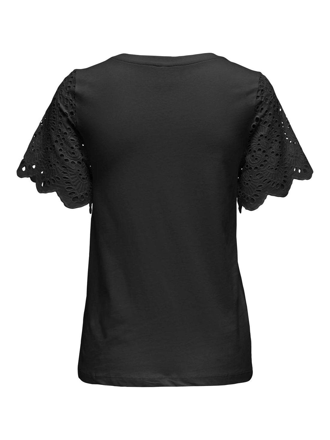 ONLEBBA LIFE S/S LACE TOP JRS Sort